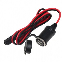 Dual USB Female Cigarette Lighter Cable