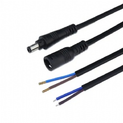 DC male female power cable plug